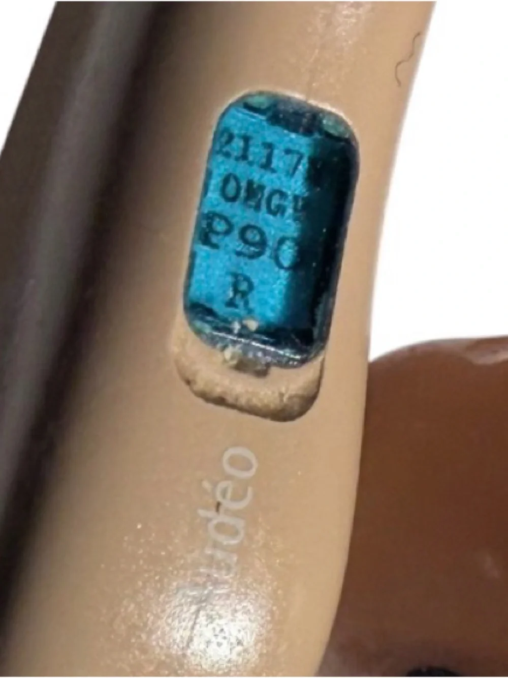 Rechargeable Beige Behind-the-Ear Hearing Aids with Green Charging Case